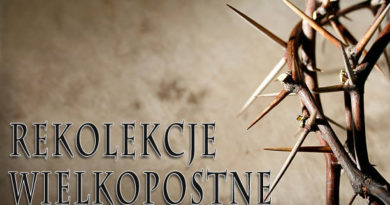 DZWONKI W DNIU REKOLEKCJI WIELKOPOSTNYCH DZWONKI W DNIU REKOLEKCJI WIELKOPOSTNYCH