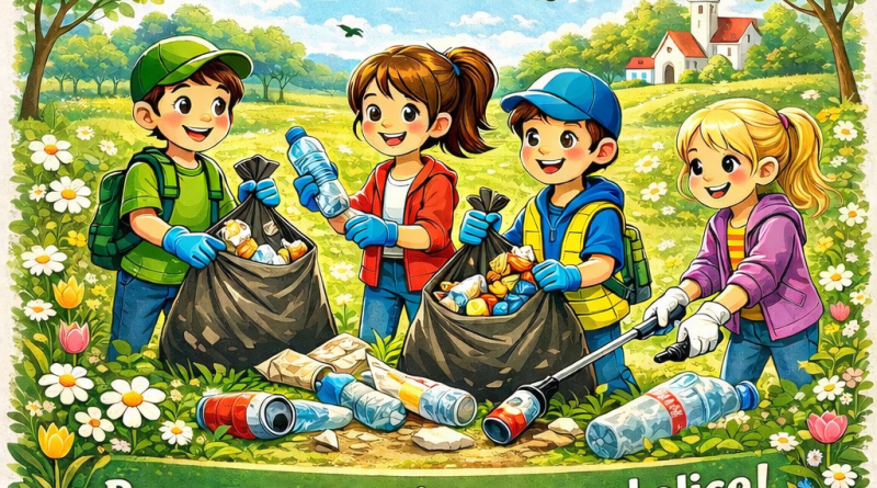 Akcja sprzątanie świata w Szkole w Bojmiu