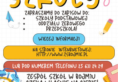 Przyjęcia do szkoły Przyjęcia do szkoły