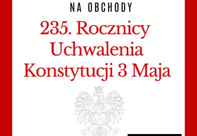 3 maja świetujemy Gminne Obchody Uchwalenia Konstytucji 3 Maj