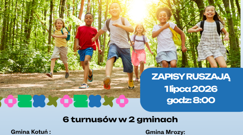 „Nie ma nudy! – sportowo-kreatywne wakacje z Mazowszem”