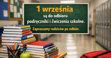 Zapraszamy rodziców po odbiór podręczników